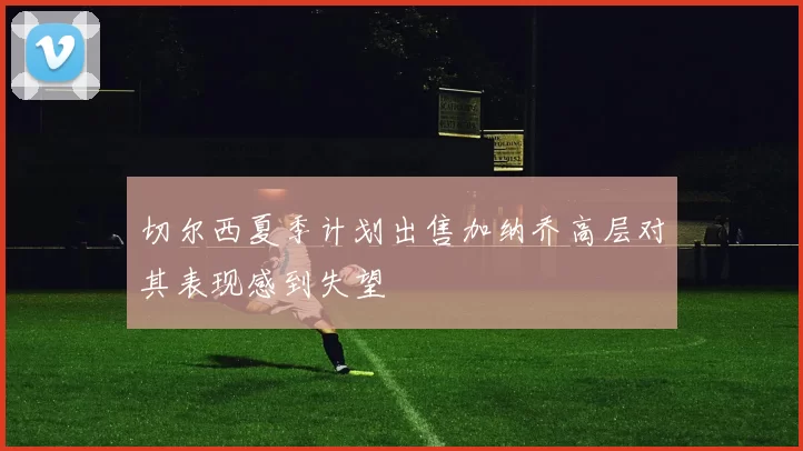 切尔西夏季计划出售加纳乔高层对其表现感到失望